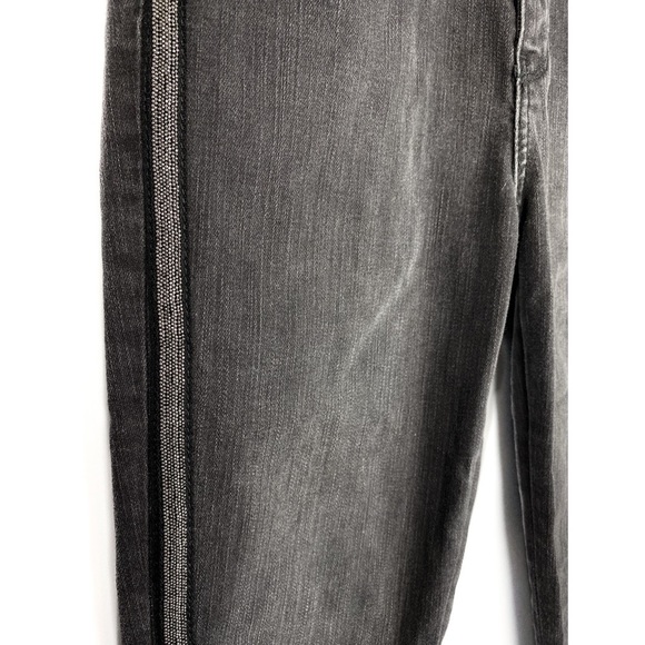 Levi's 721 High Rise Skinny Black Beaded Premium Denim Jeans in Glam Nights - 27 - Picture 5 of 11